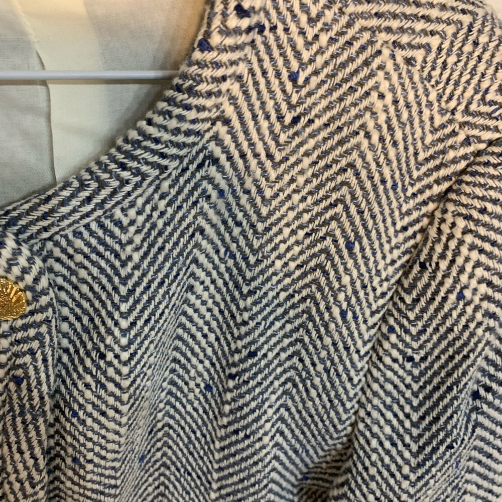Zara Navy and white blazer - Picture 2 of 5
